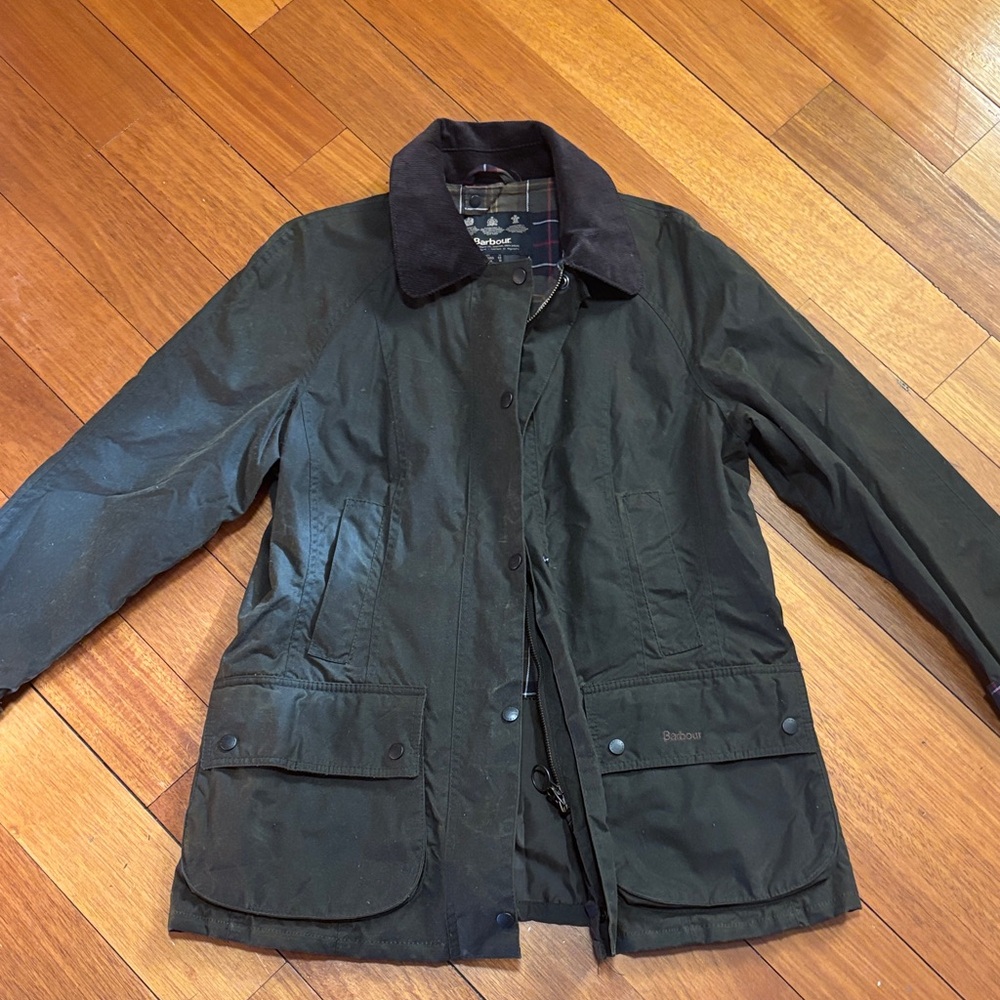 Woman’s Barbour Beadnell wax cotton jacket